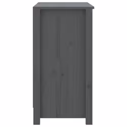 vidaXL Solid Wood Pine Book Cabinet Display Organiser Multi Colours/Sizes - Grey, 80 x 35 x 68 cm - Additional view 5