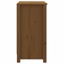 vidaXL Solid Wood Pine Book Cabinet Display Organiser Multi Colours/Sizes - Honey brown, 80 x 35 x 68 cm - Additional view 5