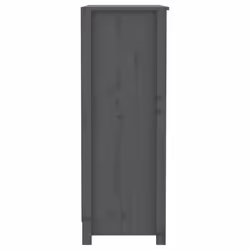 vidaXL Solid Wood Pine Book Cabinet Display Organiser Multi Colours/Sizes - Grey, 80 x 35 x 97 cm - Additional view 5