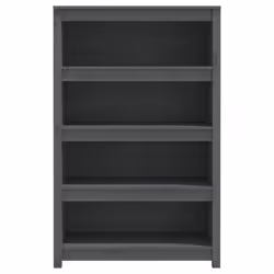 vidaXL Solid Wood Pine Book Cabinet Display Organiser Multi Colours/Sizes - Grey, 80 x 35 x 126 cm - Additional view 4