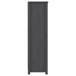 vidaXL Solid Wood Pine Book Cabinet Display Organiser Multi Colours/Sizes - Grey, 80 x 35 x 126 cm - Additional view 5