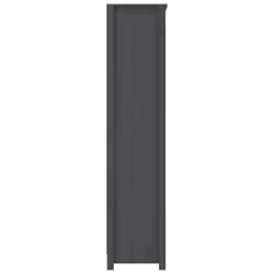 vidaXL Solid Wood Pine Book Cabinet Display Organiser Multi Colours/Sizes - Grey, 80 x 35 x 154 cm - Additional view 5