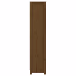 vidaXL Solid Wood Pine Book Cabinet Display Organiser Multi Colours/Sizes - Honey brown, 80 x 35 x 154 cm - Additional view 5