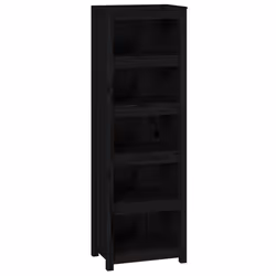 VidaXL 821693, Black, Wood, Wood, Pinewood, 800 mm, 350 mm