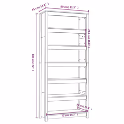 VidaXL 821694 living room bookcase - Additional view 8