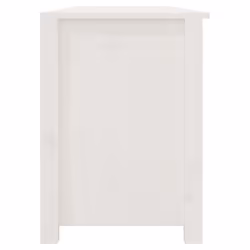 vidaXL Solid Wood Pine Shoe Bench Hallway Shoe Storage Cabinet Multi Colours - White - Additional view 5