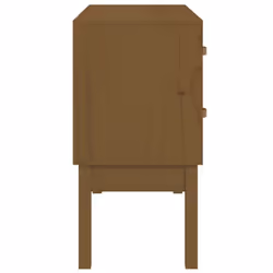 vidaXL Solid Wood Pine Console Cabinet Home Sideboard Highboard Multi Colours - Honey brown - Additional view 4