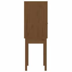 vidaXL Solid Wood Pine Highboard Home Sideboard Storage Cabinet Multi Colours - Honey brown - Additional view 6
