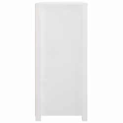 vidaXL Side Cabinet Side Table Storage Cupboard Sideboard Solid Wood Pine - White, 100 x 40 x 90 cm - Additional view 5