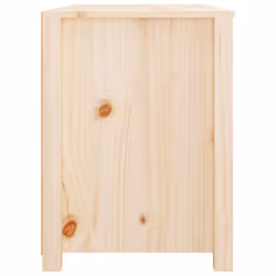 vidaXL Side Cabinet Side Table Storage Cupboard Sideboard Solid Wood Pine - Brown, 100 x 40 x 54 cm - Additional view 2