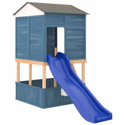 vidaXL Outdoor Playset Garden Playhouse Playground Equipment Solid Wood Fir