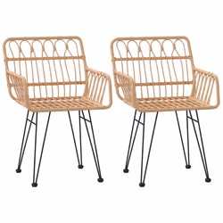 VidaXL 319426, Terrace, Polyethylene, Polyrattan, Steel, 560 mm, 640 mm, 800 mm, 44 cm
