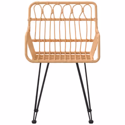 VidaXL 319426 outdoor chair Terrace Polyethylene, Polyrattan, Steel - Additional view 4