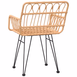 VidaXL 319426 outdoor chair Terrace Polyethylene, Polyrattan, Steel - Additional view 6