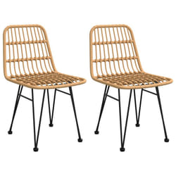 VidaXL 319428 outdoor chair Terrace Polyethylene, Polyrattan, Steel