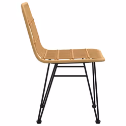VidaXL 319428 outdoor chair Terrace Polyethylene, Polyrattan, Steel - Additional view 4