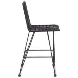 VidaXL 319431 outdoor chair Terrace Polyethylene, Polyrattan, Steel Black - Additional view 4