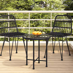 VidaXL 319433 outdoor table Black