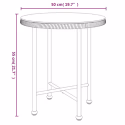 VidaXL 319433 outdoor table Black - Additional view 6