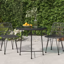 VidaXL 319437 outdoor table Black
