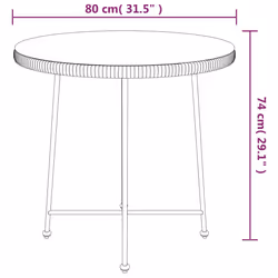 VidaXL 319437 outdoor table Black - Additional view 6
