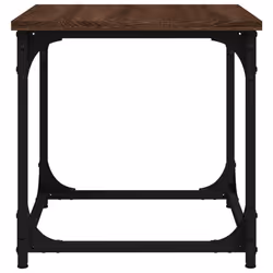 vidaXL Side Table Engineered Wood Couch Tea End Coffee Table Multi Colours - brown oak - Additional view 5