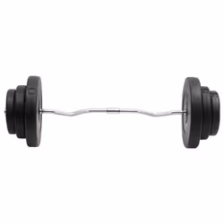 vidaXL Barbell Set Fitness Free Weight Plate Set Dumbbell Set Workout Tool - 60 kg, 2 - Additional view 2