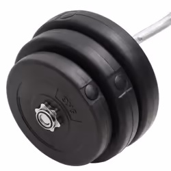 vidaXL Barbell Set Fitness Free Weight Plate Set Dumbbell Set Workout Tool - 90 kg, 2 - Additional view 4