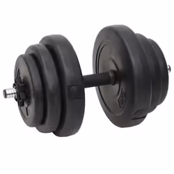 vidaXL Barbell Workout Home Gym Workout Fitness Weight Free Weight Plate Set - 2 x 10 kg + 4 x 5 kg + 6 x 1.25 kg + 4 x 2.5 kg - Additional view 5