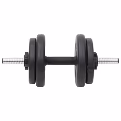 vidaXL Barbell Set Gym Fitness Dumbbell Bar Free Weight Dum Bell Barbell Bar - Curl bar - Additional view 7