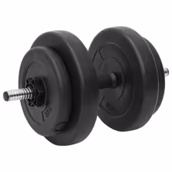 vidaXL Barbell Set Gym Fitness Dumbbell Bar Free Weight Dum Bell Barbell Bar - Super curl bar - Additional view 5