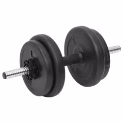 vidaXL Barbell Set Gym Fitness Dumbbell Bar Free Weight Dum Bell Barbell Bar - Super curl bar - Additional view 7