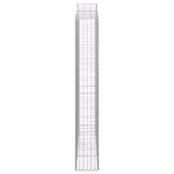 vidaXL Arched Gabion Basket Stone Basket Gabion Retaining Wall Galvanised Iron - 200 x 30 x 200/220 cm/ 2 pcs - Additional view 4