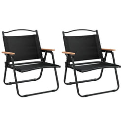 VidaXL 319482 outdoor chair Terrace Oxford, Steel Black