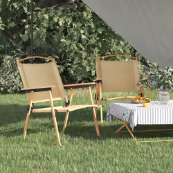 VidaXL 319484 outdoor chair Terrace Oxford, Steel Beige - Additional view 2