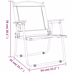 VidaXL 319486 outdoor chair Terrace Oxford, Steel Green - Additional view 8