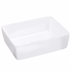 vidaXL Wash Basin Countertop Wash Sink Cloakroom Basin White Ceramic Rectangle