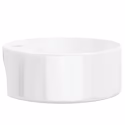vidaXL Wash Basin Countertop Wash Sink Cloakroom Basin White Ceramic Round - Additional view 4