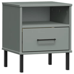 VidaXL 350971 nightstand/bedside table Grey