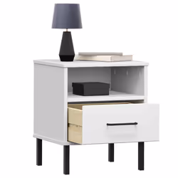 VidaXL 350972 nightstand/bedside table White