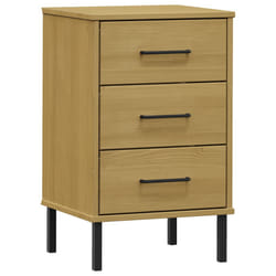 VidaXL 350976 nightstand/bedside table Brown