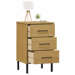 VidaXL 350976 nightstand/bedside table Brown