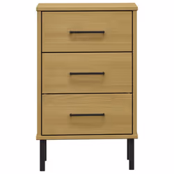 VidaXL 350976 nightstand/bedside table Brown - Additional view 4