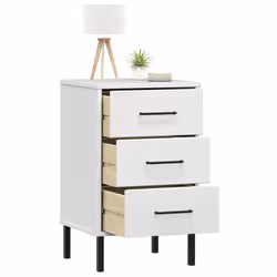 VidaXL 350978 nightstand/bedside table White