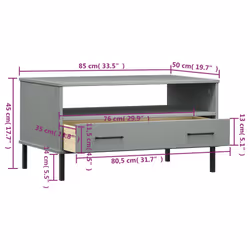 VidaXL 351034 coffee/side/end table - Additional view 8