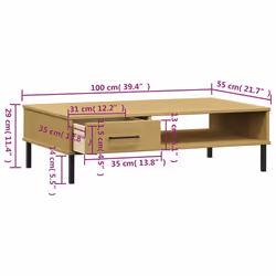 VidaXL 351036 coffee/side/end table - Additional view 8