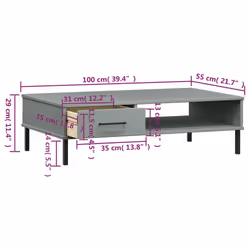 VidaXL 351037 coffee/side/end table - Additional view 8