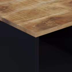 vidaXL Coffee Table Solid Wood Reclaimed and Engineered Wood Accent End Table - light wood - Additional view 7