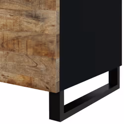 vidaXL Coffee Table Solid Wood Reclaimed and Engineered Wood Accent End Table - light wood - Additional view 8