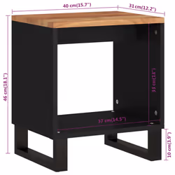 VidaXL 350641 coffee/side/end table - Additional view 8